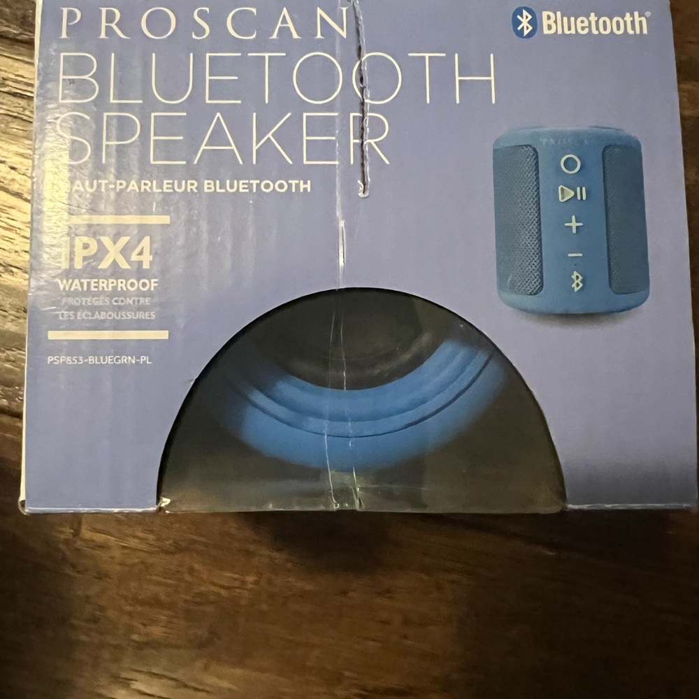 Blue Bluetooth Speaker - Picture 2 of 4
